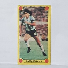 DANIEL PASSARELLA 1980 ORIGINAL FOOTBALL SOCCER CARD N°4