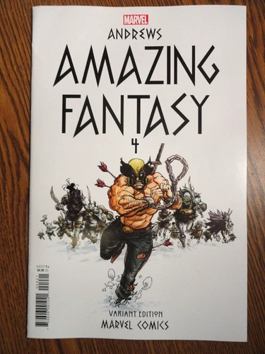 Amazing Fantasy #4 Kaare Andrews Wolverine Variant Cover 1st Print Sci-Fi Marvel