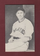FRED LINDSTROM, Pirates~1973 SPORTS SCOOP magazine HALL OF FAME NOMINEE postcard