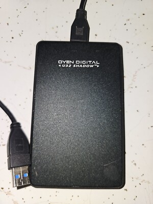 Oyen U32 Shadow 1TB USB-C External Hard Drive Unformatted WORKS See Pics 