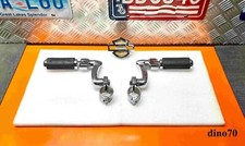 Harley Davidson pedane da riposo paramotore originali con logo cromate