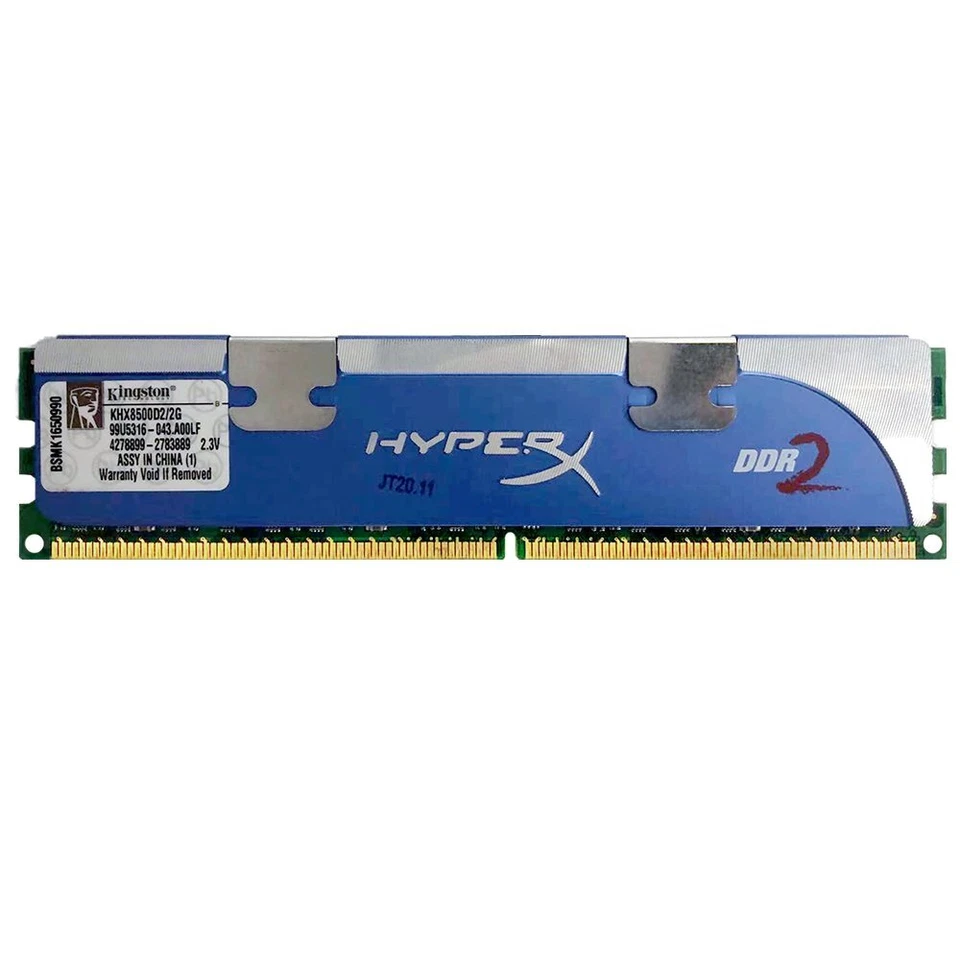 2GB DDR2 1066MHz KHX8500D2/2G PC2-8500U Dimm OC RAM Memoria Kingston HyperX SP - Immagine 4 di 4