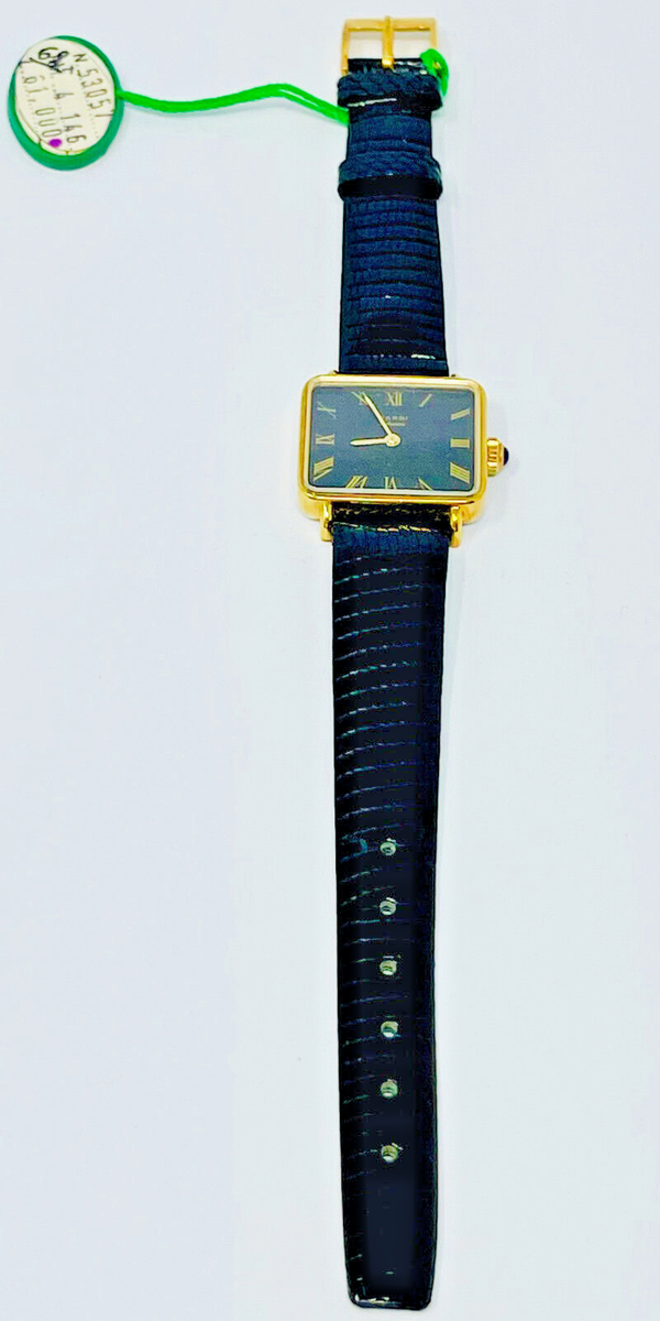 MARGI THE LUXE OROLOGIO QUADRATO QUADRANTE NERO NUMERI ROMANI 53057