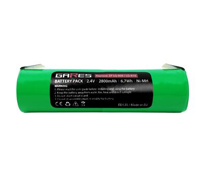 2,8Ah 2,4V Akku für Zepter VRECS 1300R VRECS1300R LIT004 LG808 LG818 Marke Gares