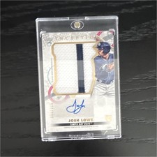 Topps 2022 Inception Josh Lowe Rays IAJP-JLO Autograph Jumbo Patch Insert