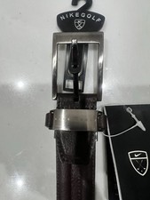 Nike Golf Brown Leather Belt Unisex 43 Inches Long New with Tags Free Delivery
