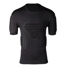 Adult Men's Goalkeeper Armor BodyShield Padded Compression Shirt Pants and Sh...