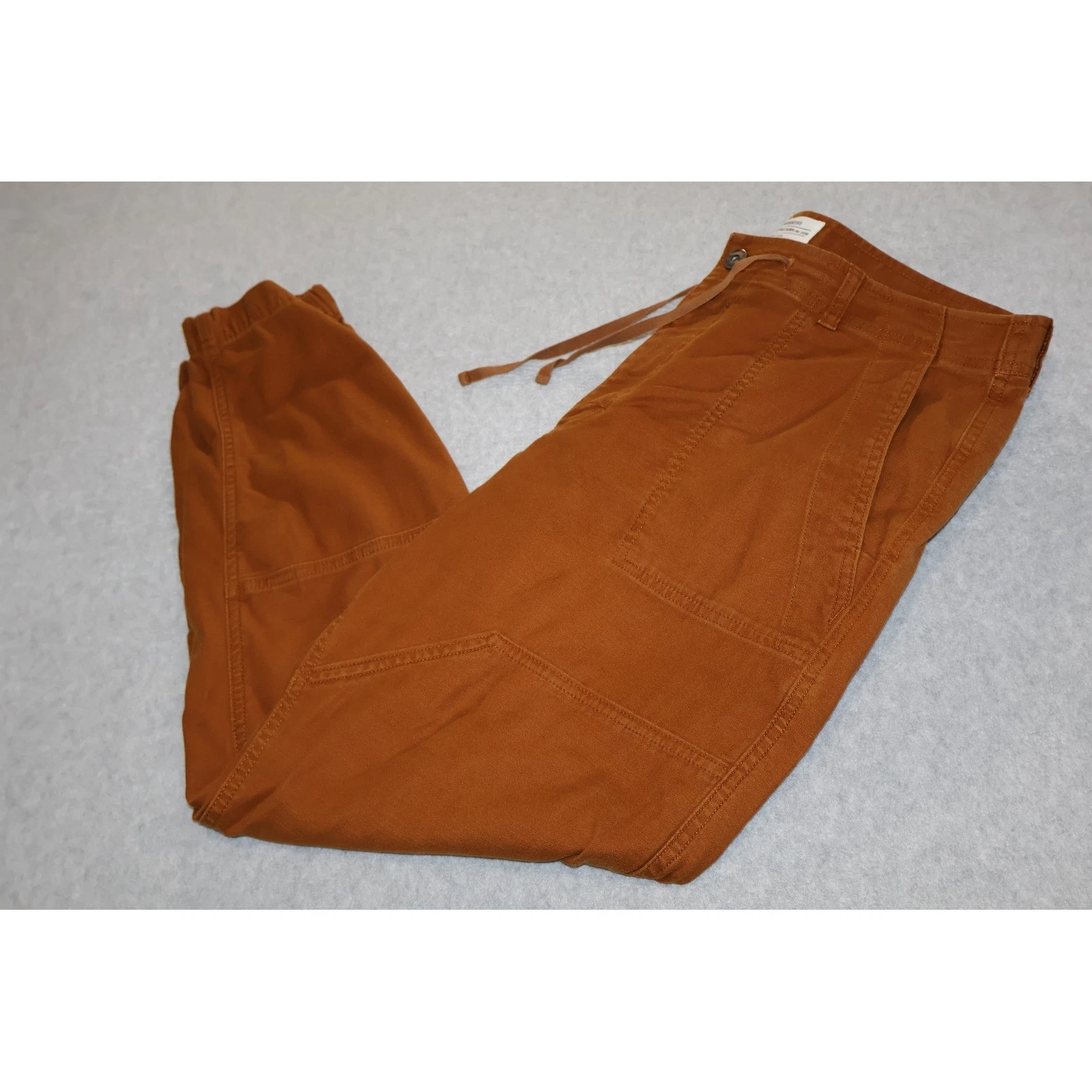 REI Co-op Jogger Pants Mens 36x32 Brown Canvas Stretch Hiking Outdoor