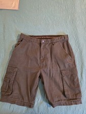 Boy Scouts American Youth 32 Green Cotton Blend Cargo Uniform Shorts Camping