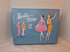 Vintage 1963 Barbie Midge Doll Carry Case Blue