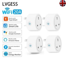 Wireless Smart Plug WiFi Power Socket Compatible with Alexa & Google Home UK