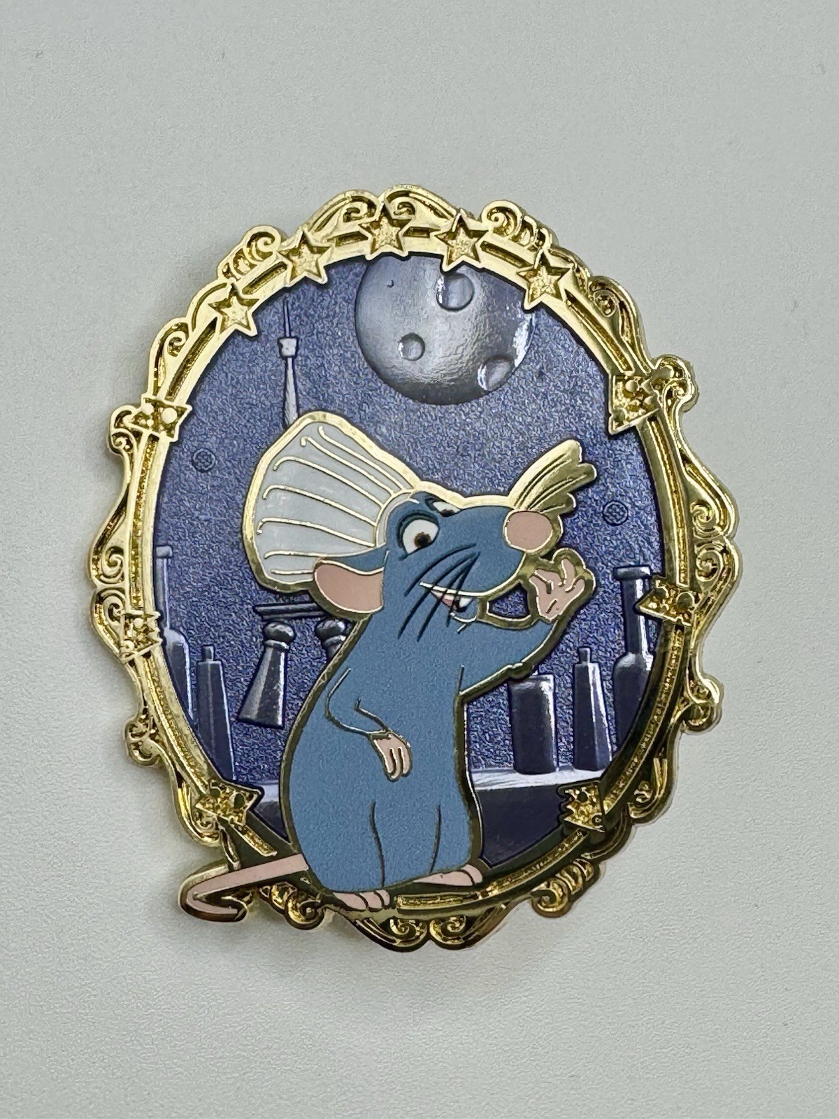 Disney Pixar Ratatouille Character Portrait Blind Box Enamel Pin - Remy