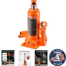 Versatile 6 Ton Hydraulic Bottle Jack - Ideal For Cars Agricultural Equipment Versatile 6 Ton Hydraulic Bottle Jack - Ideal For Cars Agricultural Equipment