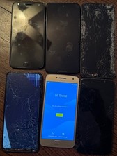 Lot of 6 Motorola Moto XT1929 G Power Xt1965-3 X4 G G5 Play Broken Fast Ship