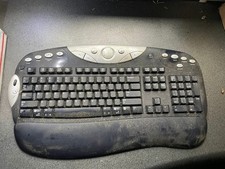 Logitech 867282-0100 Cordless Black and Silver Keyboard