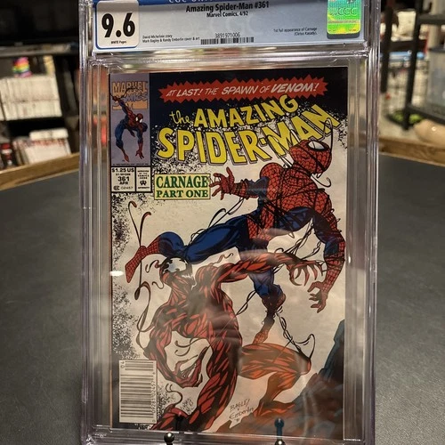 Amazing Spider-Man 361 CGC 9.6 NEWSTAND 1st Carnage
