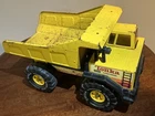 Vintage Mighty Tonka Dump Truck Turbo Diesel XMB-975 Pressed Steel Yellow!