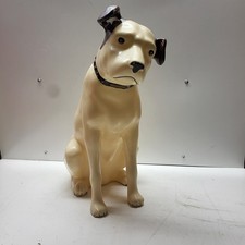 RCA Victor Nipper Dog 18" Vintage Plastic Statue Authentic 
