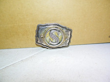 Large S Western Style Belt Buckle