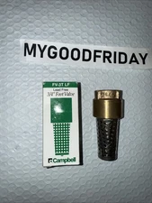 Campbell Fv-3Tlf 3/4" Fnpt Low Lead Brass Spring Foot Valve Brand New In A Box