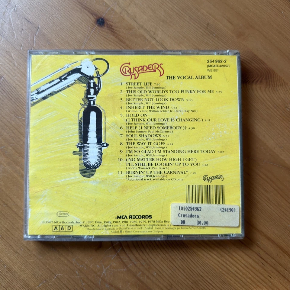 The Crusaders | The Vocal Album | CD | 254962-2 | MCAD-42057 - Bild 2 von 3
