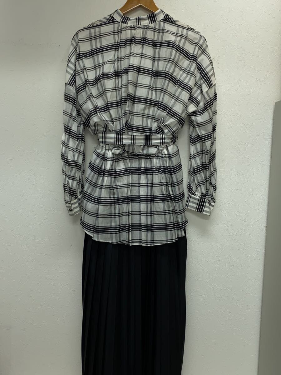 ENFOLD Long Sleeve Dress Size 38 Polyester Black Check