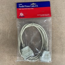 PC Accessories 16085 Parallel Printer Cable 6  DB25 Male Cen36 - Factory Sealed
