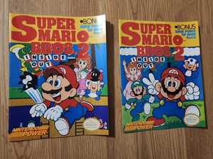 Super Mario Bros. 2: Inside Out w/Bonus Super Power Tip Books Pt. 1 & Pt. 2 NES