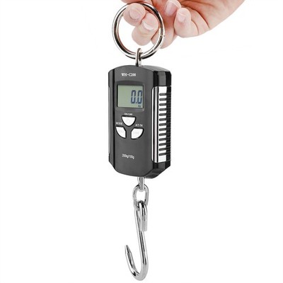 200KG Hanging Weight Scale LCD Backlit For Fishing Luggage Express Delivery BAK