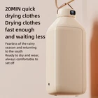 1-Portable Dryer Clothes Dryer For Travel Apartment RV Dorm Compact Foldable LED