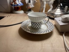 KOBALTGEFLECHT LOMONOSOT LFZ IMPERIAL RUSSISCHE TEE-/KAFFEETASSE 