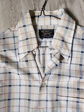 Vintage 70's JC Penny Disco Shirt Size Medium 15-15  Towncraft Penn Prest