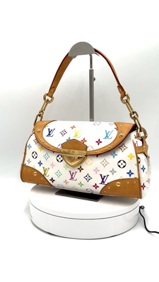 LOUIS VUITTON Beverly MM M40203 Shoulder Bag Blanc Monogram