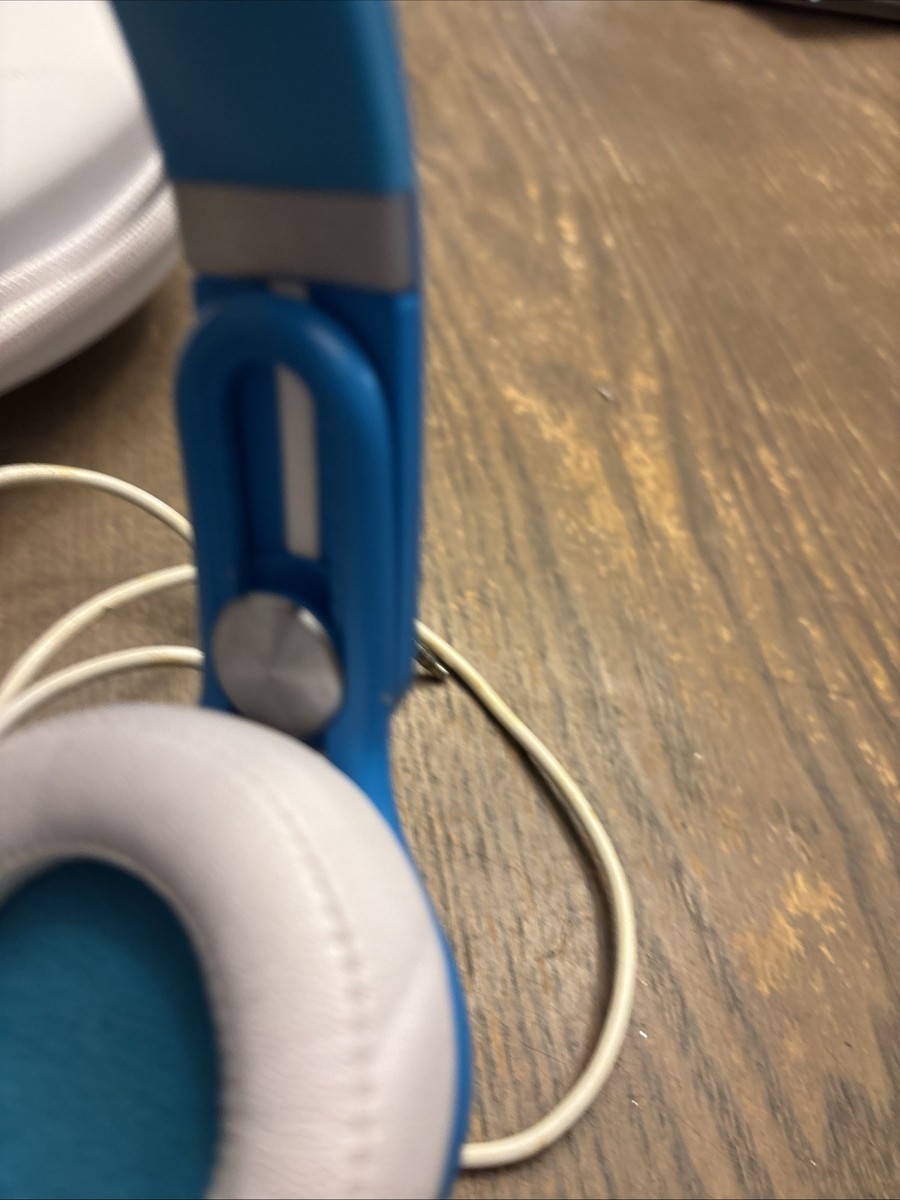 Beats Mixr Wired Headphones David Guetta Limited BLUE & Case USED