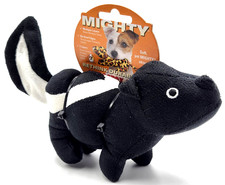 Tuffy Mighty Jr Skunk Subtle Squeaker Plush Tug Shake Dog Toy 8 Tuffy Mighty Jr Skunk Subtle Squeaker Plush Tug Shake Dog Toy 8