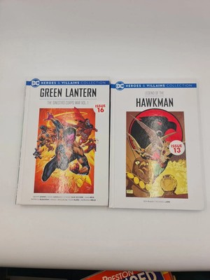 2 X DC Heroes & Villains Collection Green Lantern Volume 21 #16 Hawkman #13