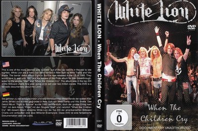 White Lion -DVD- When The Children Cry-Documentary - DVD v. 2011 - NEU + OVP - 2