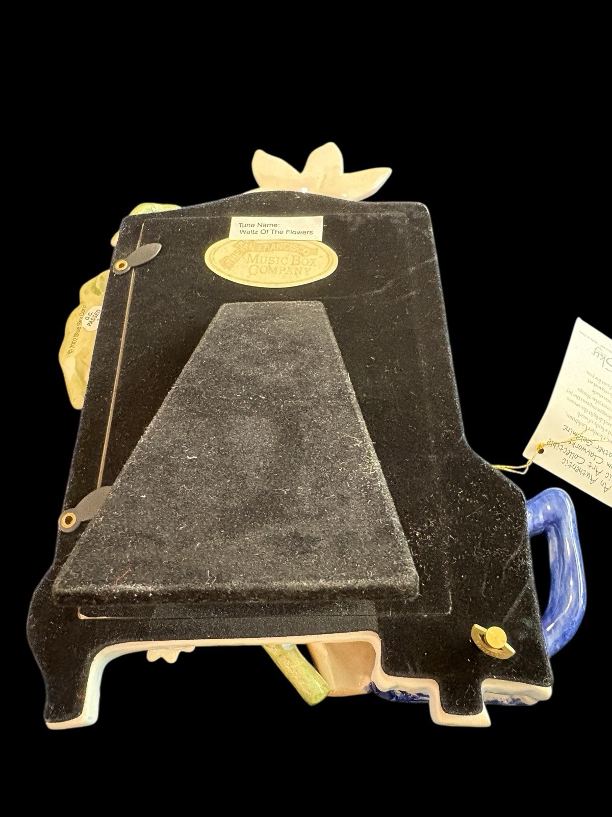 Blue Sky Clayworks Heather Goldminc Spring 4 X 6 Musical Frame Frog & Flowers