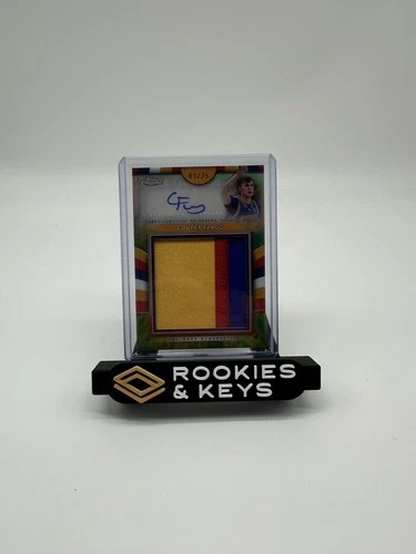 Cooper Flagg 2024 Topps Chrome McDonald’s All American Jersey Patch Auto Rc