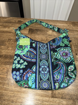 #ad Vera Bradley Rhapsody Olivia Women#x27;s Handbag Multicolor Floral Paisley Hobo Bag $18.00
