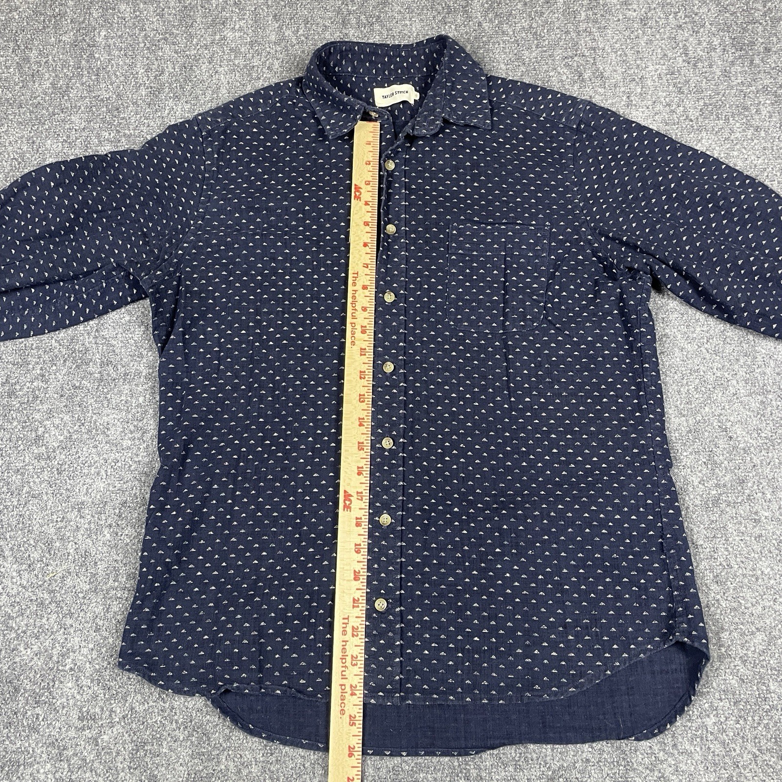 Taylor Stitch Button Down Up Cotton Pattern Shirt… - image 5