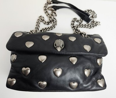 Kurt GeigerWomen's Black Soft Kensington Love Cross Body Bag