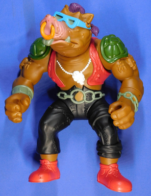 TEENAGE MUTANT NINJA TURTLES GIANT-SIZE BEBOP & ROCKSTEADY FIGURES