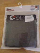 Ethika 'The Staple' XXXL Solid Grey Boxer Briefs Men NEW IN PACKAGE 3XL