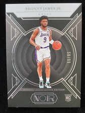2024-25 Panini Noir BRONNY JAMES #141 Rookies Association Edition #/99 Lakers RC