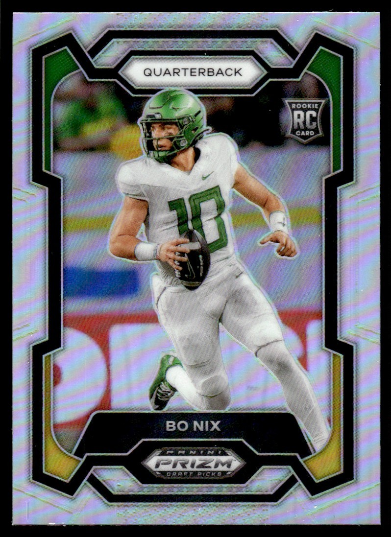 2024 Prizm DP Silver Prizm Bo Nix Rookie Denver Broncos #105