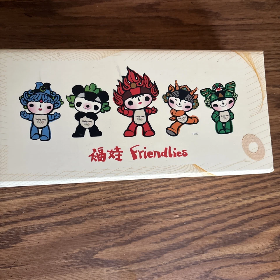 2008 Олимпийская марка свиток Пекин Китай Friendlies новый в коробке - редкая находка! - Изображение 2 из 4