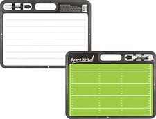 Sport Write Pro Football Dry-Erase Board -Green,black
