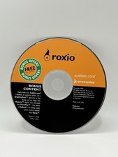 Roxio software CD, likely version 9.0 DE, used for multimedia and disc burning