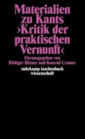 Materialien Zu Kants 'Kritik Der Praktischen Vernunft' Konrad Cramer